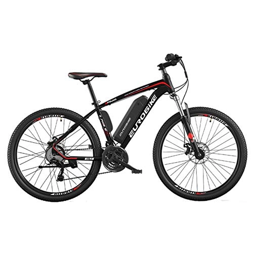 Electric Mountain Bike : WYN Aluminum alloy electric bike 27 speed electric bicycle for adult 26 inch mountain ebike double disc brake, 8ah F