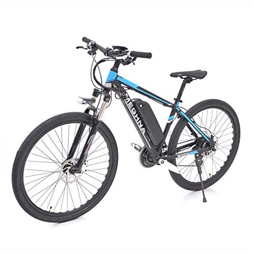 Electric Mountain Bike : xianhongdaye 27.5 inch adult mountain electric bicycle 36V10AH lithium battery 350W high power electric vehicle anti-theft battery shell-blue_27.5 * 16 inch