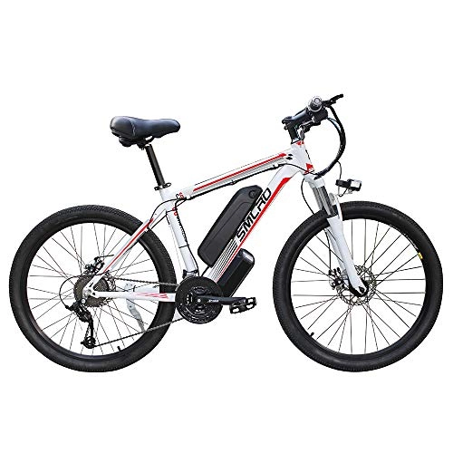 Electric Mountain Bike : Xiaotian Electric Mountain Bikes for Adults, 26Inch City Commuter 350W 21-Level Shift Assisted Bicycle All Terrain E-Bike with 48V 13AH Removable Lithium-Ion Battery for Adult Men Women