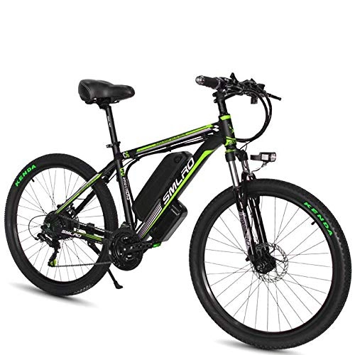 Electric Mountain Bike : XXXVV 26" Electric Mountain Bike for Adults - 350W Ebike with 48V 13AH Lithium Battery Professional Offroad Bicycle 21 / 27 Speed Gear Outdoor Cycling / Commute Bike