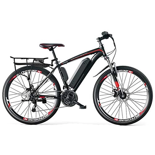 Electric Mountain Bike : XXZ 26" Electric Mountain Bike for Adults, Variable speed finger dial 250W E-bike with 36V 10Ah Lithium-Ion Battery for Adults, Professional 27 Speed Transmission Gears