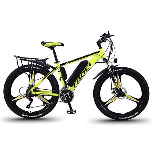 Electric Mountain Bike : XYLUCKY Electric Bikes for Adult, 21 Speed Magnesium Alloy Ebikes Bicycles All Terrain, 26" 36V 350W Removable Lithium-Ion Battery Mountain Ebike for Mens, 13Ah 80Km