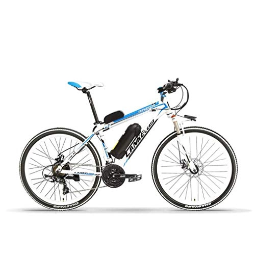 Electric Mountain Bike : Yd&h 26" Electric Mountain Bike, Aluminum Alloy Electric Bicycle / Commute Ebike with 240W Motor, 36V / 48V 10Ah Battery, Professional 21 Speed Transmission Gears, A, 36V 10Ah