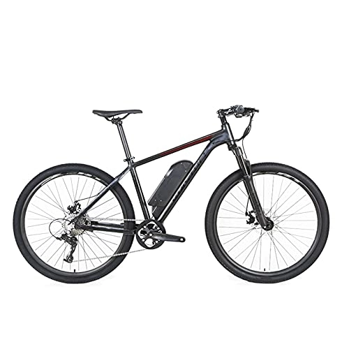Electric Mountain Bike : YIZHIYA Electric Bike, Adults Variable speed Electric Bicycle, 3 Working Modes E-bike, with 250W Motor 36V 10Ah Lithium Battery, Wire pull mechanical disc brake, Commute Ebike, Black red, 27.5 inches