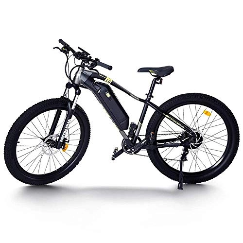Electric Mountain Bike : YOUSR Electric Bicycle, 36V Lithium Battery Mountain Fat Tire Car Battery Can Be Extracted Black 26 Inches
