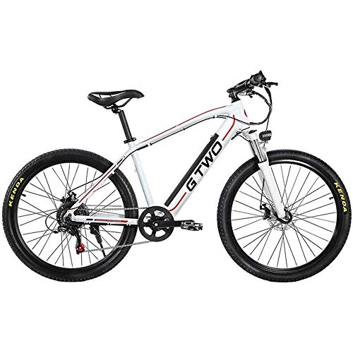 Electric Mountain Bike : YSHUAI 27.5 Inch Electric Bike E Bike Electric Bicycles 350W Mountain Bike 48V 9.6 Ah Removable Lithium Battery 5 PAS Disc Brake Front And Rear 27-Speed Derailleurs