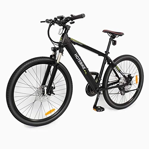 Electric Mountain Bike : ZDK Electric Bike 27.5'' 350W Aluminum Alloy Mountain Bicycle Removable, black