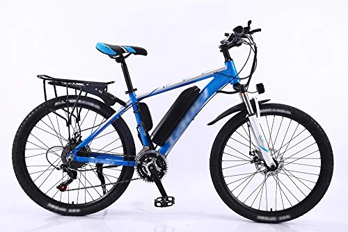Electric Mountain Bike : ZHONGXIN Bike Mountain Bike Electric Bike, 26'' City Bike Lightweight, Both Disc Brake, 27 Speed Shifter (36V 8AH / endurance 50km, A2)