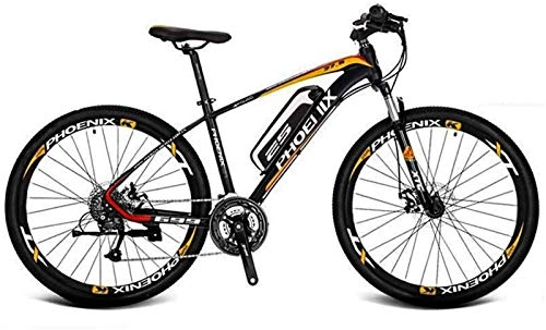 Electric Mountain Bike : ZMHVOL Ebikes, Adult 27.5 Inch Electric Mountain Bike, 36V Lithium Battery Aluminum Alloy Electric Bicycle, LCD Display-Rear frame-Phone holder-Chain oil ZDWN (Color : D, Size : 40KM)
