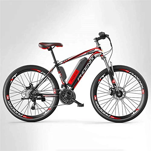 Electric Mountain Bike : ZMHVOL Ebikes, Adult Mens Mountain Electric Bike, 250W Electric Bikes, 27 speed Off-Road Electric Bicycle, 36V Lithium Battery, 26 Inch Wheels ZDWN (Color : A, Size : 8AH)