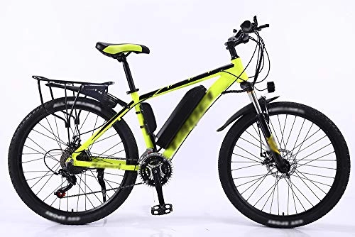 Electric Mountain Bike : ZXGQF Electric Mountain Bike, 350W 26'' Electric Bicycle, Road Bicycle, 27 Speed Shifter, Both Disc Brake (A3, 36V 8AH / endurance 50km)