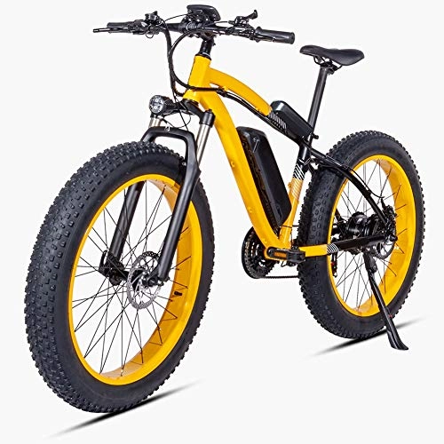 Electric Mountain Bike : ZXL Electric Mountain Bike, Max Speed 35mp 500W 26'' Electric Bicycle with Removable 48V 17AH Lithium-Ion Battery for Adults, 21 Speed Shifter for Commuter Travel