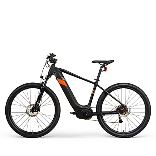 Electric Mountain Bike : ZYLEDW Electric Bike for Adults 18MPH 250W Motor 27.5inch Electric Mountain Bicycle 36V 14Ah Hide Lithium Battery Ebike (Color : Black)