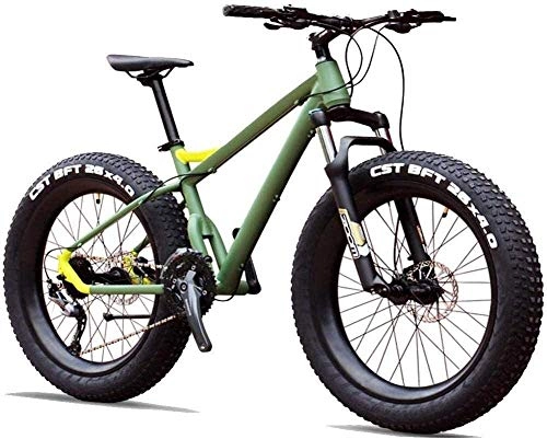 Fat Tyre Mountain Bike : 27-Speed Mountain Bikes Professional 26 Inch Adult Fat Tire Hardtail Mountain Bike Male and Female Students Bicycle, for Outdoor Sports, Exercise