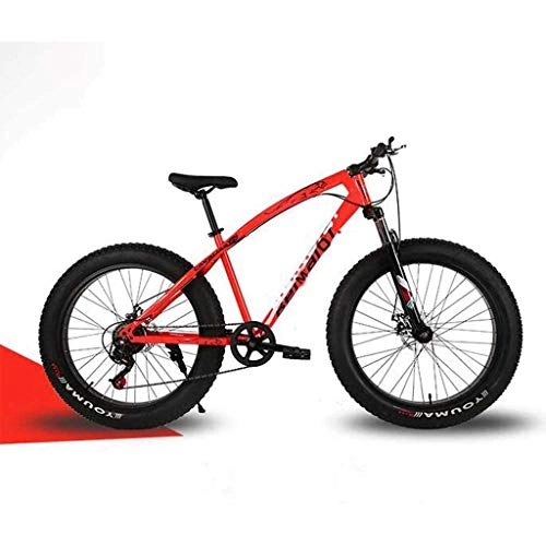 Fat Tyre Mountain Bike : Adult-bcycles BMX Mountain Bikes, 24 Inch Fat Tire Hardtail Mountain Bike, Dual Suspension Frame And Suspension Fork All Terrain Mountain Bicycle, Men's And Women Adult