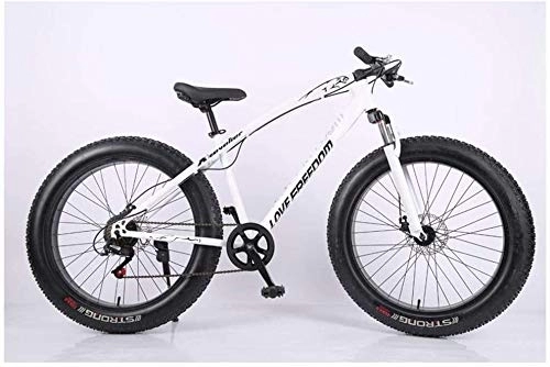 Fat Tyre Mountain Bike : Aoyo Mountain Bike, 26 Inch 7 / 21 / 24 / 27 Speed Bike, Fat Tire Mens Mountain Bike, Men Women Student Variable Speed Bike, 26 Inches 21 Speeds