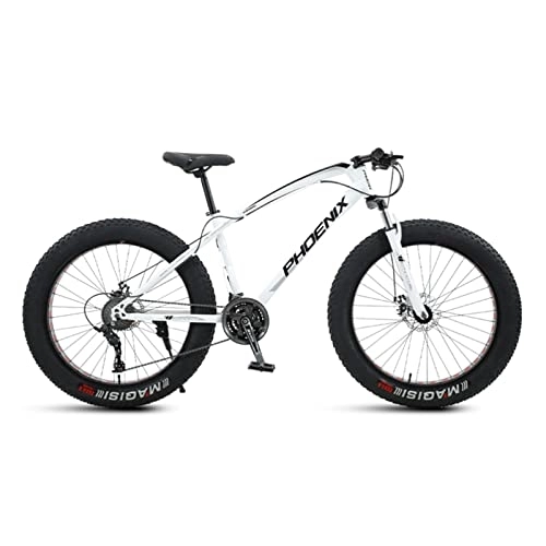 Fat Tyre Mountain Bike : Aoyo Mountain Bike, 26 Inch 7 / 21 / 24 / 27 Speed Bike, Fat Tire Mens Mountain Bike, Men Women Student Variable Speed Bike, 26 Inches 24 Speeds