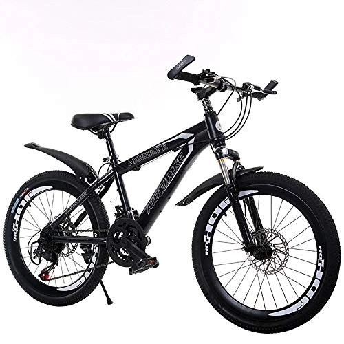Fat Tyre Mountain Bike : Commuting mountain bike, 26-inch integrated unisex off-road bicycle high carbon steel front and rear double disc brakes design work fitness weight loss entertainment better choice for leisure, Black