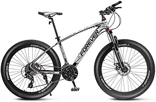 Fat Tyre Mountain Bike : CSS 24" Adult Mountain Bikes, Frame Fat Tire Dual-Suspension Mountain Bicycle, Aluminum Alloy Frame, All Terrain Mountain Bike, 24 / 27 / 30 / 33 Speed 6-11, 33 Speed