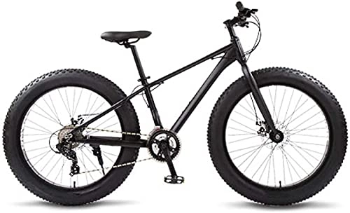 Fat Tyre Mountain Bike : Eortzzpc Mountain Bike, Road Bikes Bicycles Full Aluminium Bicycle 26 Snow Fat Tire 24 Speed Mtb Disc Brakes, for Urban Environment and Commuting To and From Get Off Work