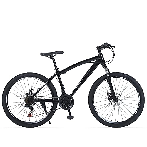 Fat Tyre Mountain Bike : HAOANGZHE 24 / 26 inch mountain bike, fat frame made of carbon steel, non-slip tires, 21 / 24 / 27 variable speed, men, women gear shift bicycle