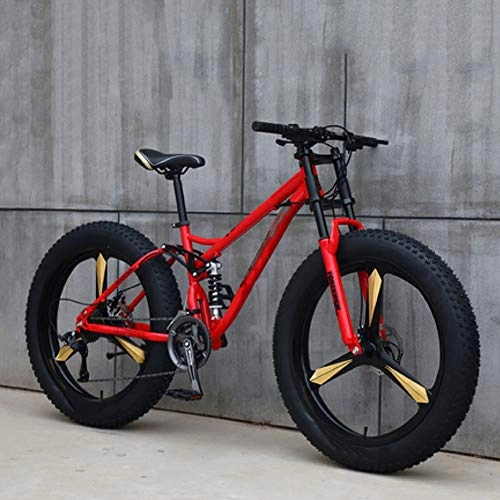 Fat Tyre Mountain Bike : LCLLXB Mountain Bike, Fat Tire Electric Bicycle, Bicycle 26 Inches 21 / 24 / 27 Speed, Battery Adult Auxiliary Bike, Men and Women Cycling Students, 24-speed