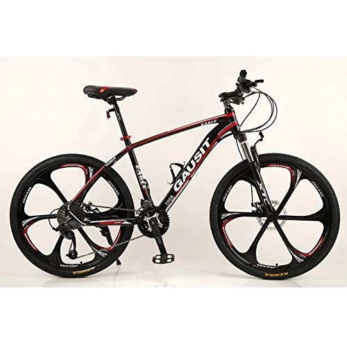 Fat Tyre Mountain Bike : Link Co Mountain Bike 26 Inch 30-Speed Off-Road Mountain Bike, Red