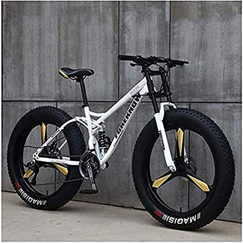 Fat Tyre Mountain Bike : MOME 7SpeedRoad bike fat tire mountain bike 26 inch mountain bike, with disc brakes, road bikes have many uses, They are very suitable for fitness, commuting, adventure, leisure, etc,