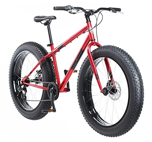 Fat Tyre Mountain Bike : Mongoose Dolomite Fat Tire Bike 26 wheel size 18" frame Mountain Bicycle, Blue