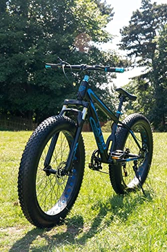Fat Tyre Mountain Bike : Mountain Bike Fat Tire NEW SPEED® Men / Women 26"MTB Frame Fat Tyre UK SELLER (Red)