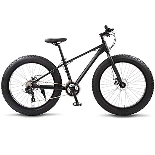 Fat Tyre Mountain Bike : Mountain Bike, Road Bikes Bicycles Full Aluminium Bicycle 26 Snow Fat Tire 24 Speed Mtb Disc Brakes, for Urban Environment and Commuting To and From Get Off Work