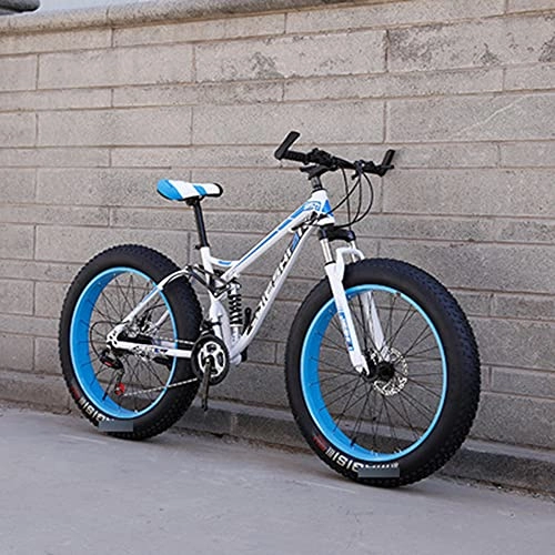 Fat Tyre Mountain Bike : Mountain Bikes Cycling Cross Country Off-Road Bicycle Variable Speed Mtb Road Fat Tire Trail Bikes For Men And Women 27 Speed 26 Inch