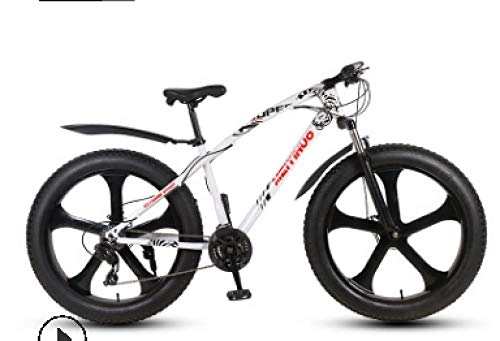 Fat Tyre Mountain Bike : peipei 26 inch double disc brake wide tire variable speed adult mountain bike fat bike-12_twenty four