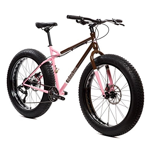 Fat Tyre Mountain Bike : State Bicycle Co. Offroad Division, Megalith Fat Bike, Neapolitan, 8 Speed