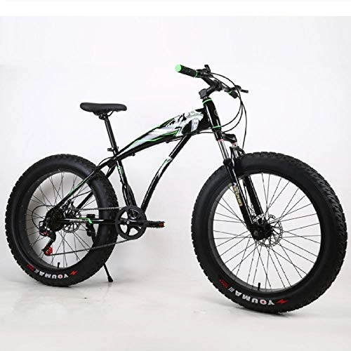 Fat Tyre Mountain Bike : U / A Fixed Gear Bike Mountain Bike Snow Bike Beach Mountain Bike Fat Tire Mountain Bike-Black_27_Speed