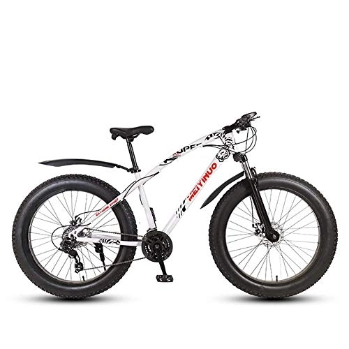 Fat Tyre Mountain Bike : unknow YYHEN 26 Inch Double Disc Brake Wide Tire Off-Road Variable Speed Bicycle Adult Mountain Bike Fat Bikes, Adult Mates Hanging Out Together