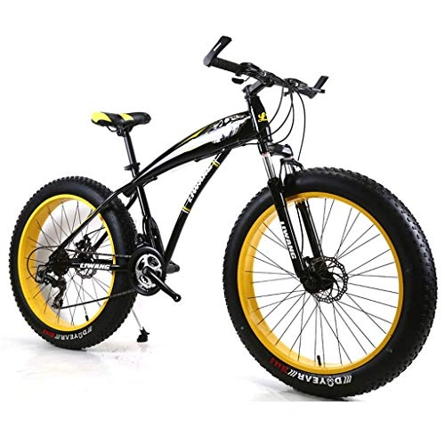 Fat Tyre Mountain Bike : WGYDREAM Mountain Bike, 24" Womens Mountain Bicycles Ravine Bike with Dual Disc Brake Front Suspension 21 / 24 / 27 speeds, Carbon Steel Frame (Color : A, Size : 27 Speed)