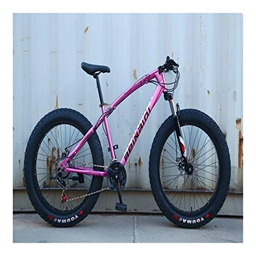 Fat Tyre Mountain Bike : without logo AFTWLKJ Road Bike Mountain Bike Fixed Gear Bike Snowmobile 4.0 Expanded Large Variable Speed Tire Fat Tire Auto Shock Absorption Mountain (Colore : A11, Numero di velocità : 30 Speed)