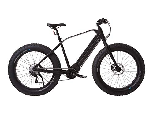 Fat Tyre Mountain Bike : Witt E-Sumo Electric Fat Bike, Powerful E-Bike in Nordic Slim Design with Powerful 36 V / 11.6Ah, Lithium Panasonic 417, 6 W in Frame Battery, Shimano Xt 10 Speed Gear, Front Suspension, 250 W Mid Motor