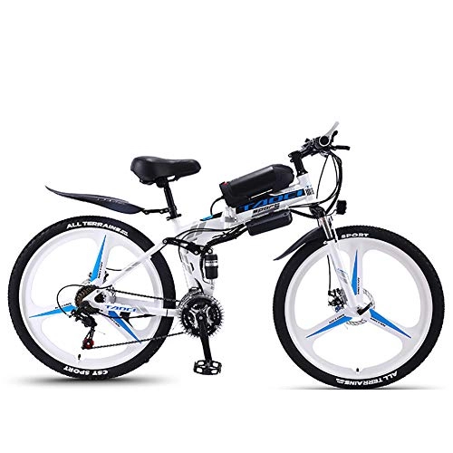 Folding Electric Mountain Bike : 26'' Electric Bike Folding Electric Mountain Bike, With Removable 36V Lithium Battery, 24 Speed, For Urban Commuters, Outdoor Travel