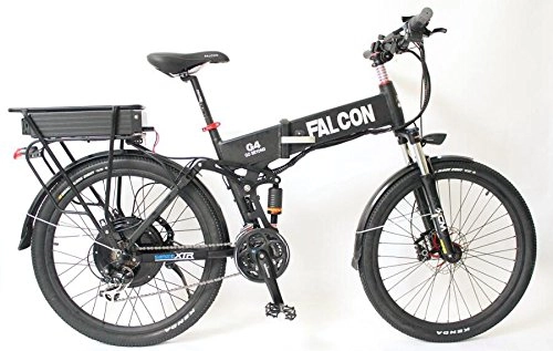 Folding Electric Mountain Bike : 48V 750W Folding Electric Bicycle Foldable + Ebike 48V 13.2Ah Li-ion Battery With 2A Charger