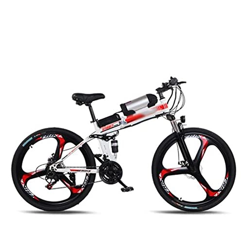 Folding Electric Mountain Bike : ABCD 36V8Ah Lithium Battery Mountain Bike, 26“ Variable Speed, folding Electric Self-propelled Bicycle, Power-assisted Endurance 60km, Three Riding Modes
