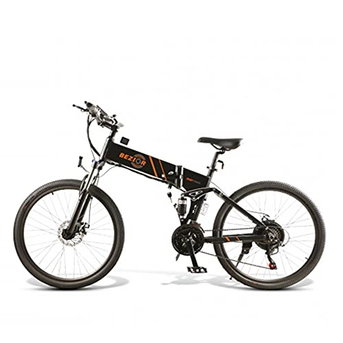 Folding Electric Mountain Bike : Bezior M26 Electric Bicycle 500 W Motor 26 Inch Wheel 48 V 10 Ah Battery 25 km / h 21 Speed Transmission