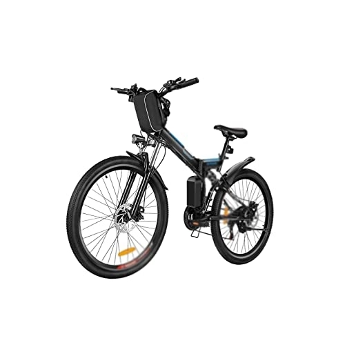 Folding Electric Mountain Bike : Electric Bicycle Foldable Electric Bike Mountain Bicycle with Removable Lithium Battery Folding Bike