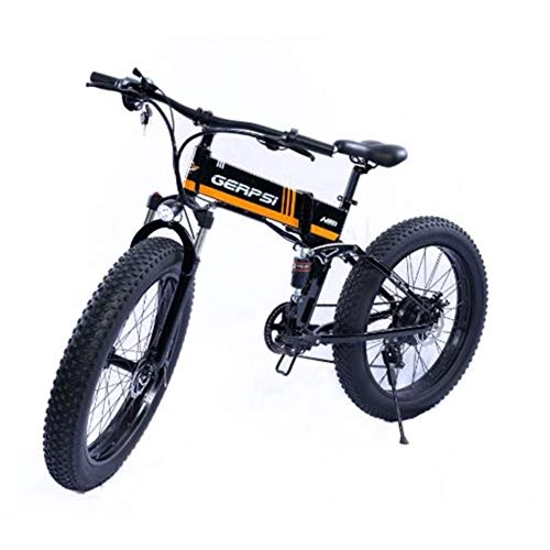 Folding Electric Mountain Bike : KT Mall 26'' Electric Mountain Bike 36V 350W 10Ah Removable Large Capacity Lithium-Ion Battery Dual Disc Brakes Load Capacity 100 Kg
