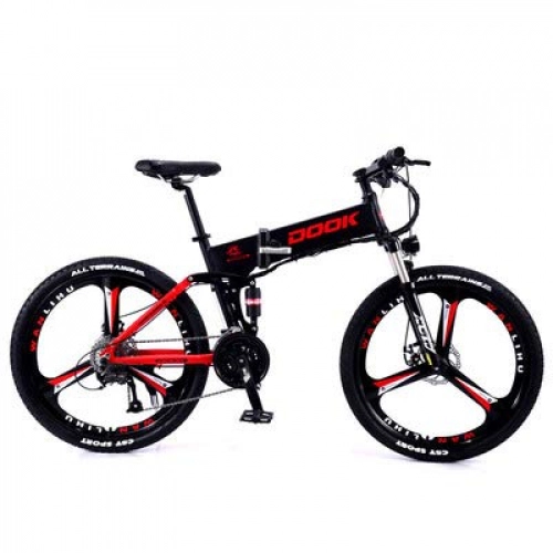Folding Electric Mountain Bike : LXLTLB Electric Mountain Bike 20 Inch Electric Bike Aluminum Alloy 36V 15AH Lithium Battery Mountain Cycling Bicycle Collapsible