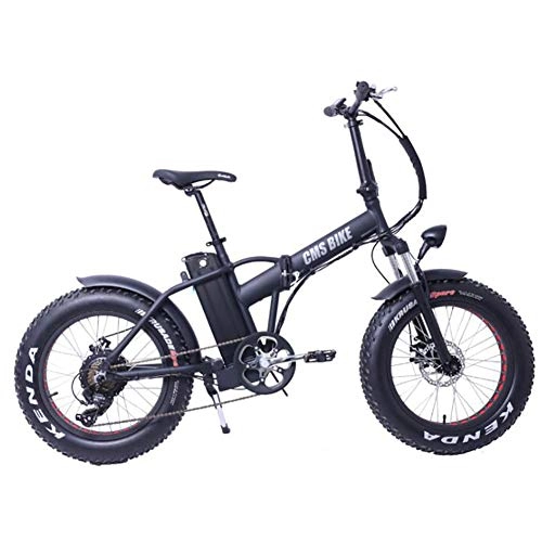 Folding Electric Mountain Bike : WXX 20 Inch Variable Speed Aluminum Alloy Folding Electric Bicycle LCD Dashboard Snow Beach Fat Tire Mountain Bike Suitable for Camping