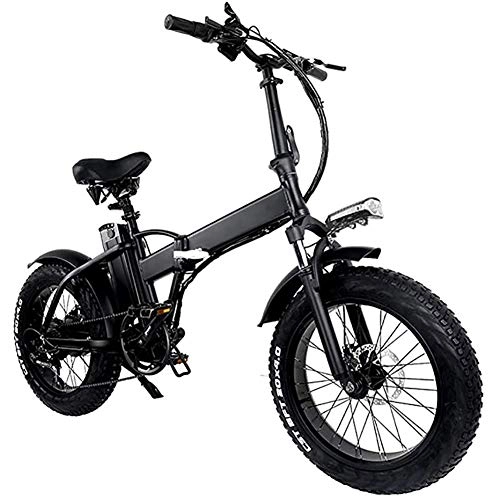 Folding Electric Mountain Bike : WXX Adult Folding Electric Bike Aluminum Alloy 20 Inch 500W 48V 15AH Removable Lithium-Ion Battery Bicycle Ebike, For Outdoor Cycling