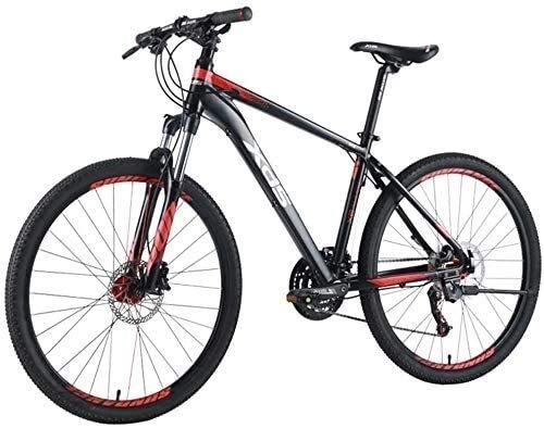 Folding Mountain Bike : 26 Inch Adult Mountain Bikes, 27-Speed Mountain Bicycle, Men's Aluminum Frame Mountain Bike, Dual-Suspension Alpine Bicycle, (Size : M) xuwuhz (Size : Medium)
