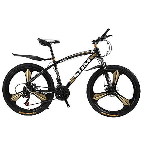 Folding Mountain Bike : AI-QX BMX, 26-Inch Mountain Bike, High Carbon Steel, 21 Shimano, Foldable, Front And Rear Mechanical Disc Brakes, Mountain Road Ride for Boys And Girls